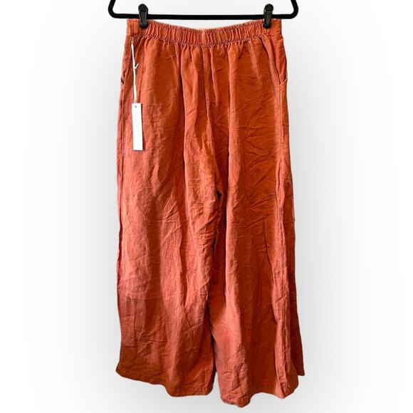 Young Fabulous & Broke YFB NWT Split Leg Cove Pant Size Medium M Orange - Picture 3 of 12